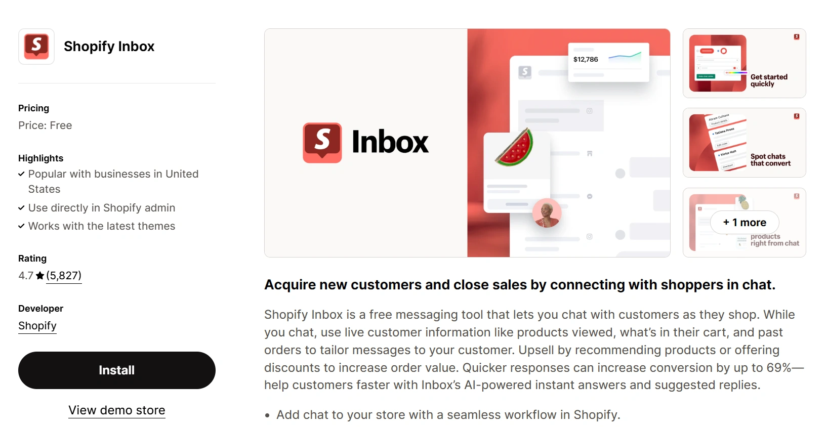 Shopify Inbox